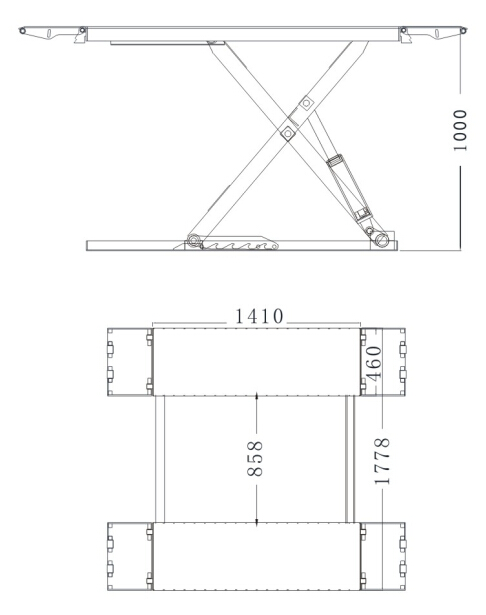 SHL-Y-J-DW3.0A Mid-rise movable Scissor Lift